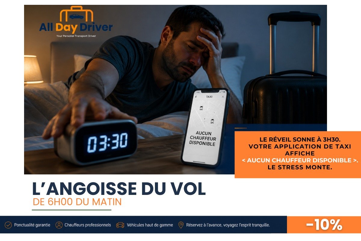 L’ANGOISSE DU VOL DE 06H DU MATIN