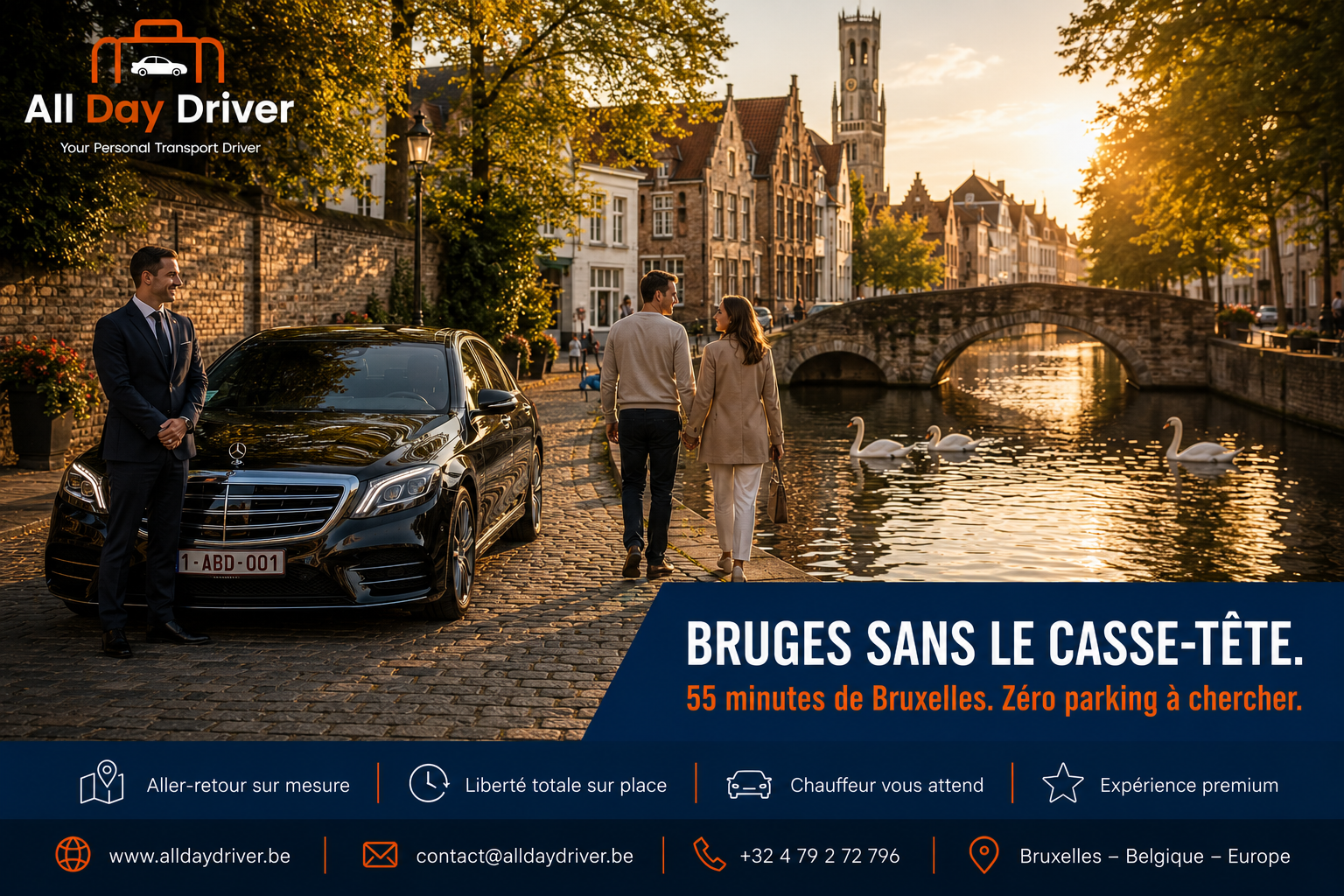 Bruges en journée depuis Bruxelles : vivez la Venise du Nord sans stress ni parking